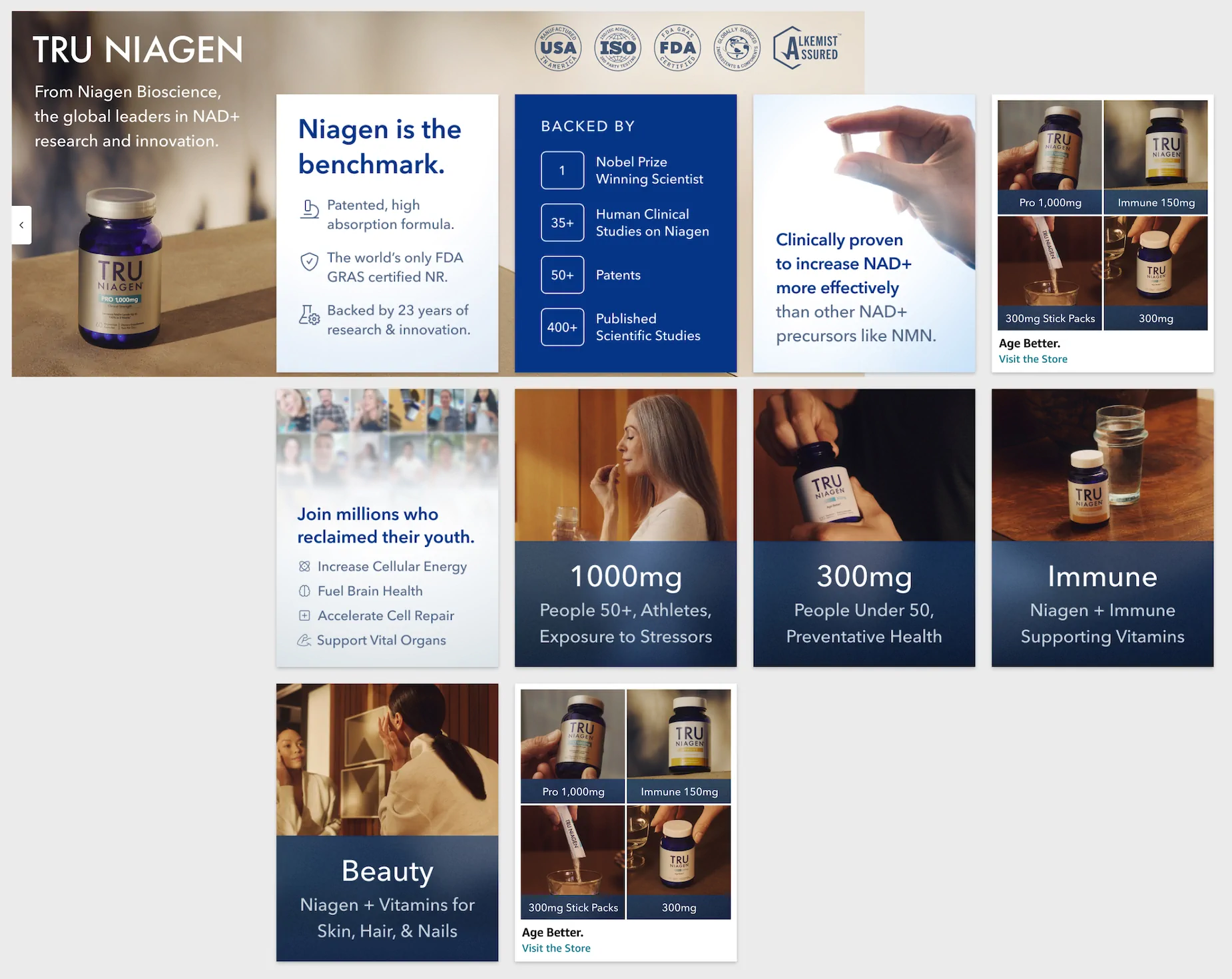 Tru Niagen - Brand Story Tall 2025- Amazon creative agency