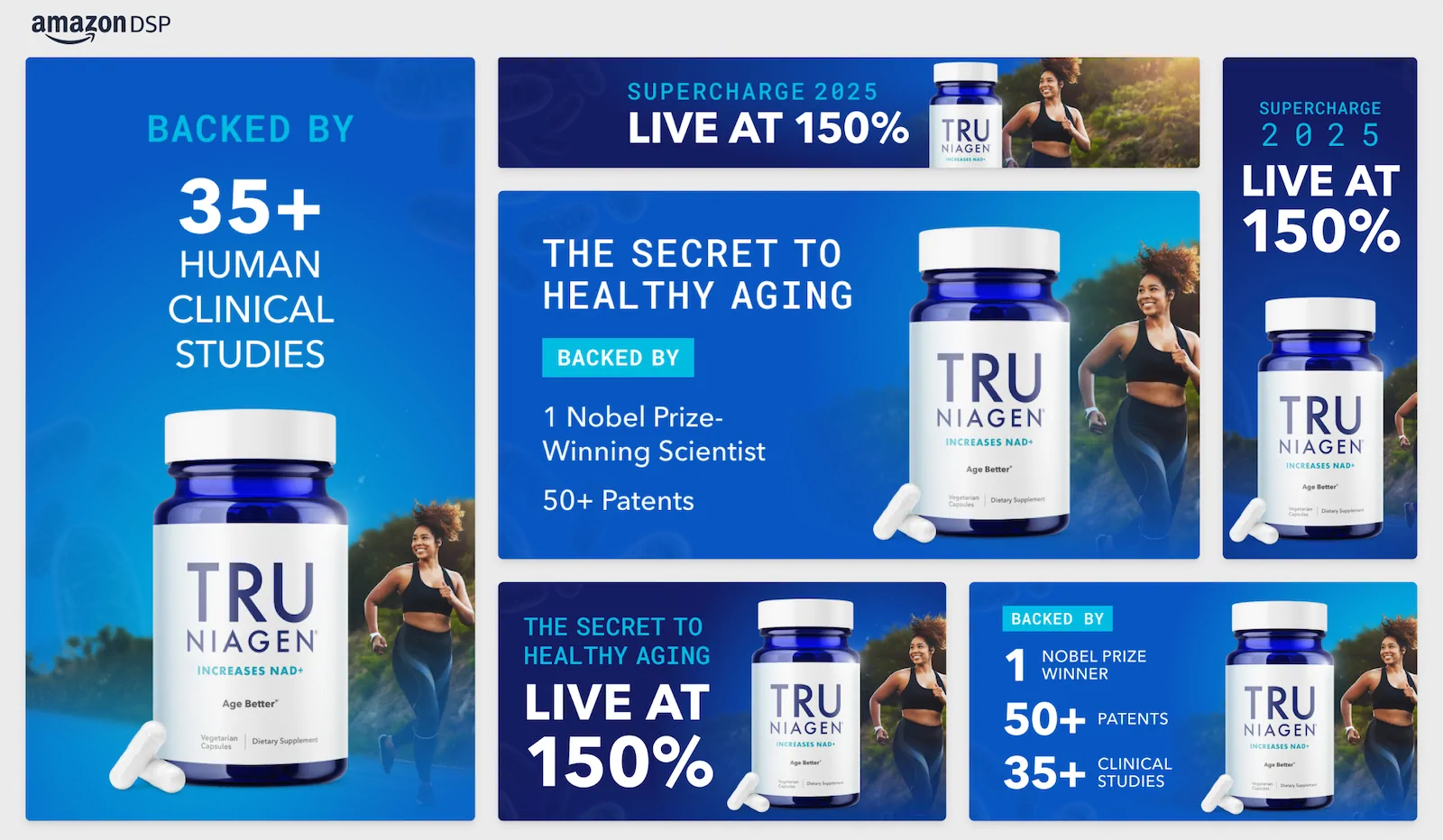 TNG Amazon DSP Ads - Running Woman - Amazon Advertising Creative Agency